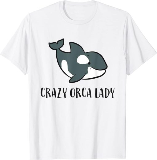 Crazy Orca Lady Girls Women T-Shirt