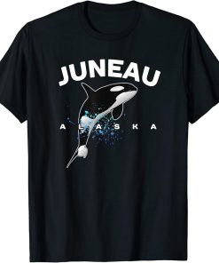 JUNEAU ALASKA Orca Killer Whale Watching Camping Vacation T-Shirt