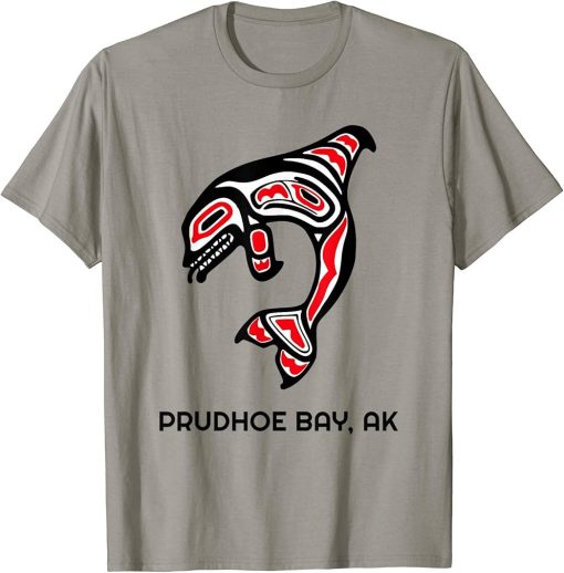 Prudhoe Bay, Alaska Native American Indian Orca Killer Whale T-Shirt