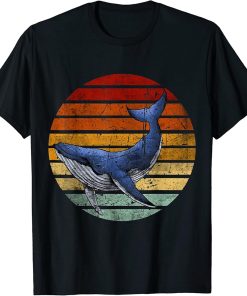 Vintage Killer Whale Orca Funny Retro Whale Sea Ocean Gift T-Shirt