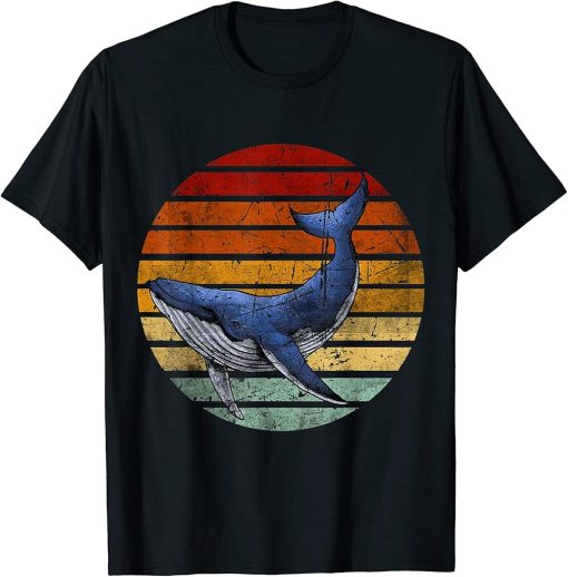 Vintage Killer Whale Orca Funny Retro Whale Sea Ocean Gift T-Shirt